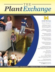 May-June - Plant Operations - University of Michigan