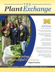 May-June - Plant Operations - University of Michigan