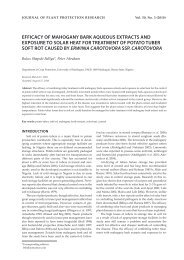 efficacy of mahogany bark aqueous extracts and exposure to solar ...