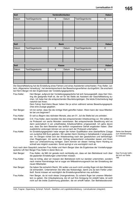 Lernsituationen (integriert) - Plantyn