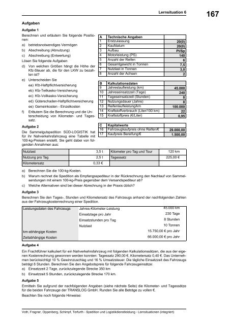 Lernsituationen (integriert) - Plantyn