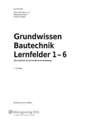 Grundwissen Bautechnik Lernfelder 1 â 6 - Plantyn