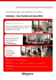 tfactory Wien_Studio_Folder_2012 - Planung & Analyse