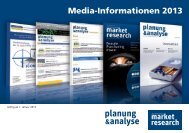 Mediadaten - Planung & Analyse