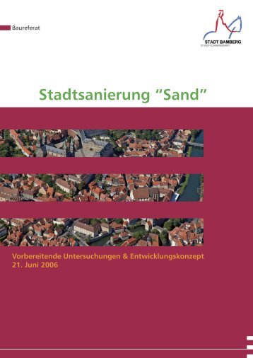 Stadtsanierung âSandâ - Stadtplanungsamt - Bamberg