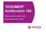 TEGOMER AntiScratch 100 - Plastic Additives