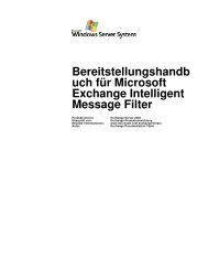 Konfigurieren von Intelligent Message Filter - Plastic Spoon