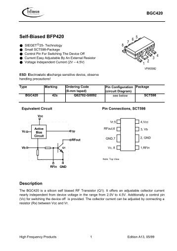 Self-Biased BFP420