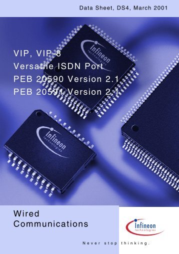 VIP, VIP-8 Versatile ISDN Port PEB 20590 Version 2.1 PEB 20591 ...