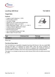 Low-Drop LED Driver Target Data TLE 4240 G