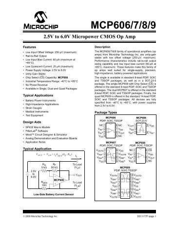 MCP606-I/SN - Microchip