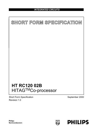 HT RC120 02B HITAG TM Co-processor