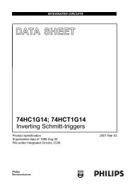 74HC1G14; 74HCT1G14 Inverting Schmitt-triggers