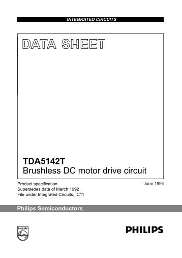 Brushless DC motor drive circuit