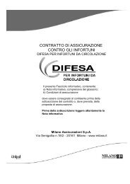 Fascicolo Informativo Difesa InfortuniCircolazione - plataroti ...