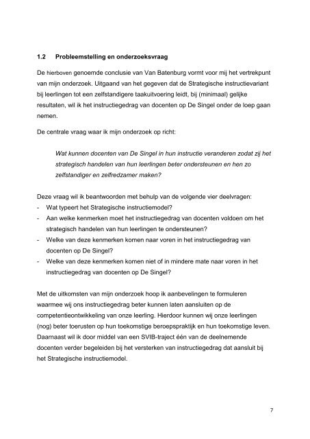 Instructie in de steigers - Stichting Platforms VMBO