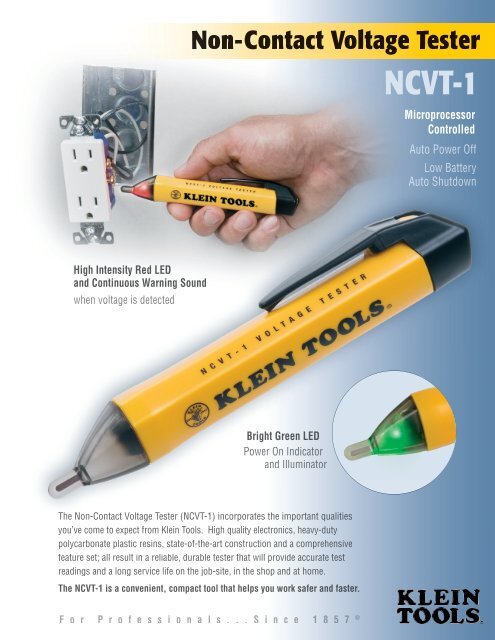 Ncvt online voltage tester