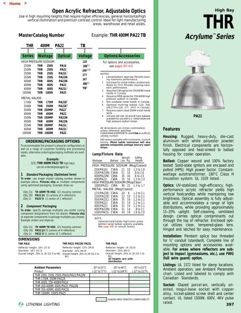 Lithonia Lighting Product Selection Guide 5 - Platt Electric Supply
