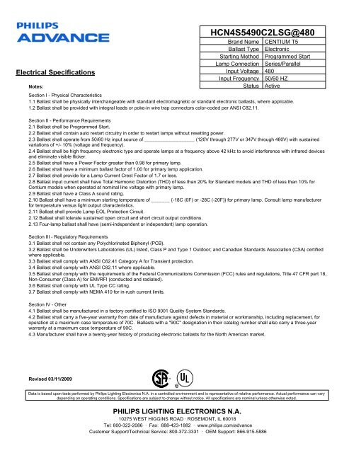 Cut Sheet - Platt Electric Supply