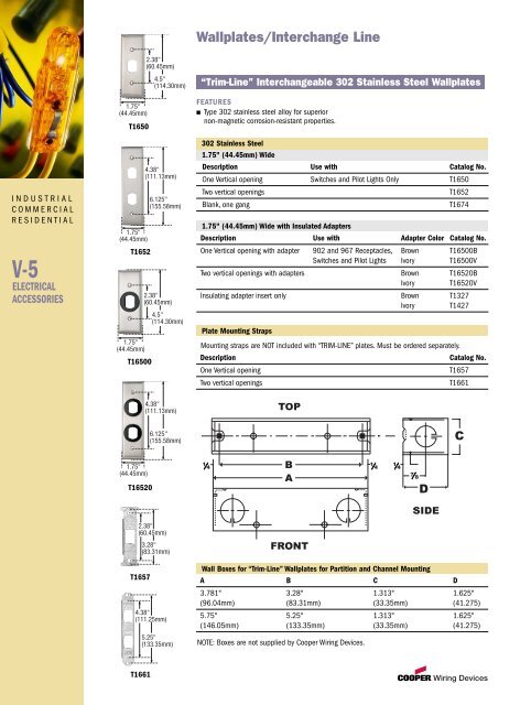 Cut Sheet - Platt Electric Supply