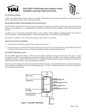 Installation Manual - Platt Electric Supply