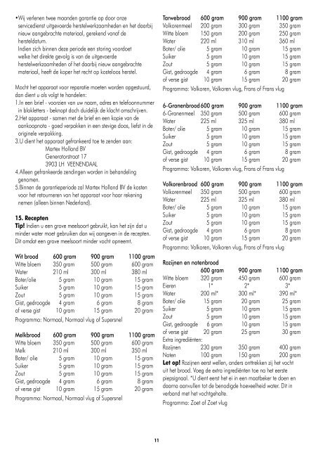 Inventum BM86 - Broodbakken.info