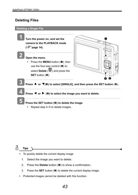 AgfaPhoto OPTIMA 1328m User manual - plawa