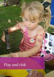 Play and risk information sheet - Play Wales