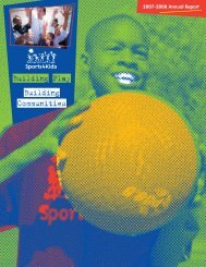 2007-08 Annual Report - Playworks