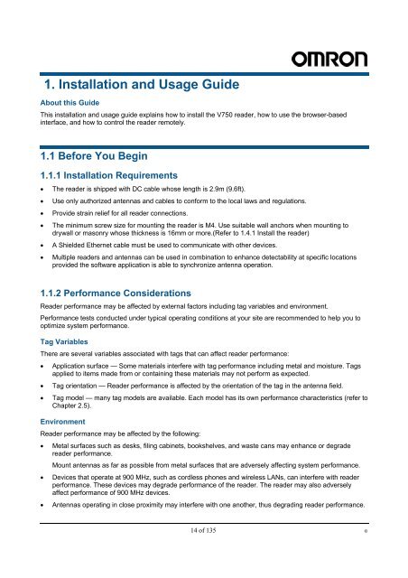 V750-series UHF RFID System User's Manual - PLCeasy