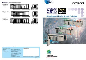 SYSMAC CS1D Duplex System - PLCeasy
