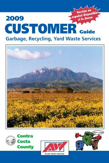 Customer Guide - Allied Waste Services of Contra Costa County