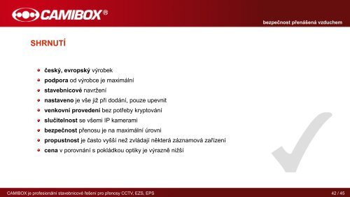 Prezentace produktu - CAMIBOX