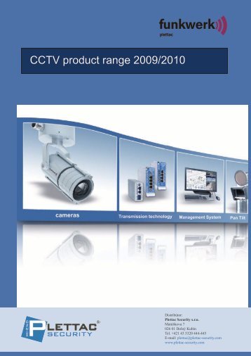 CCTV product range 2009/2010 - Plettac Security sro