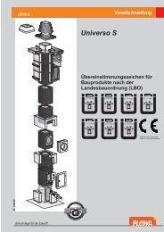 Anleitung Universo S - Plewa
