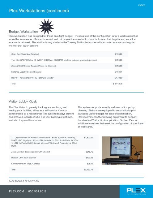 IT Solutions Catalog - Plex Systems