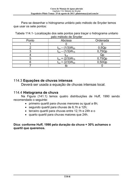 CapÃ­tulo 114 MÃ©todo de Snyder - Pliniotomaz.com.br