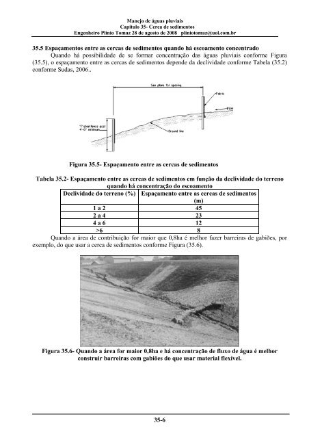 CapÃ­tulo 35 Cerca de sedimentos - Pliniotomaz.com.br