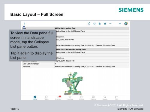 Teamcenter Mobility - Siemens PLM Software