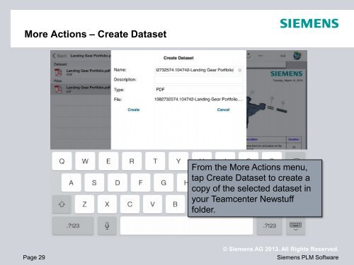 Teamcenter Mobility - Siemens PLM Software