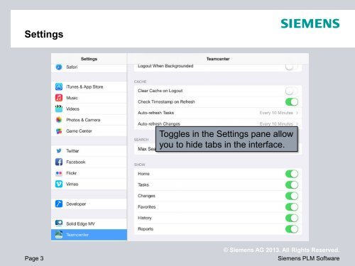 Teamcenter Mobility - Siemens PLM Software