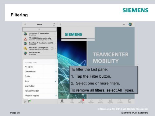 Teamcenter Mobility - Siemens PLM Software