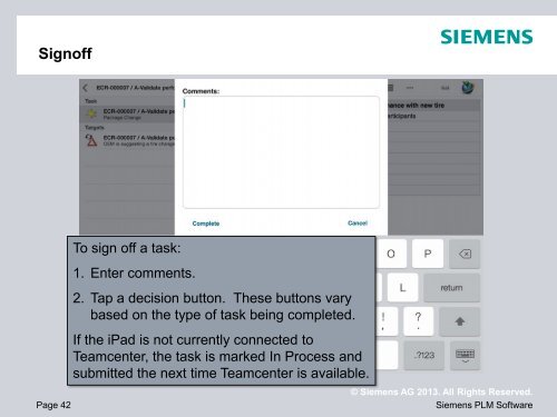 Teamcenter Mobility - Siemens PLM Software