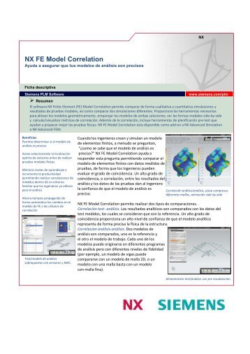 NX FE Model Correlation - Siemens PLM Software