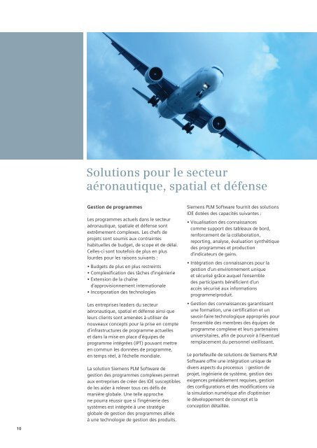 Gestion du cycle de vie des produits pour le secteur aÃ©ronautique ...