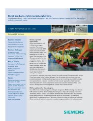 Chery Automotive case study - Siemens PLM Software