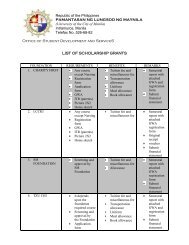 Scholarship Programs.pdf - Pamantasan ng Lungsod ng Maynila