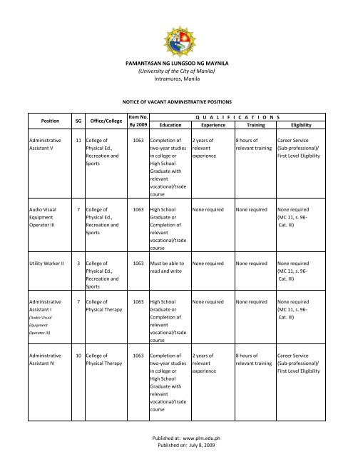 Download - Pamantasan ng Lungsod ng Maynila