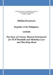 Various Musical Instruments 2010 Biddoc.pdf - Pamantasan ng ...