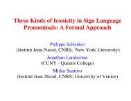 Three Kinds of Iconicity in Sign Language Pronominals: A Formal ...